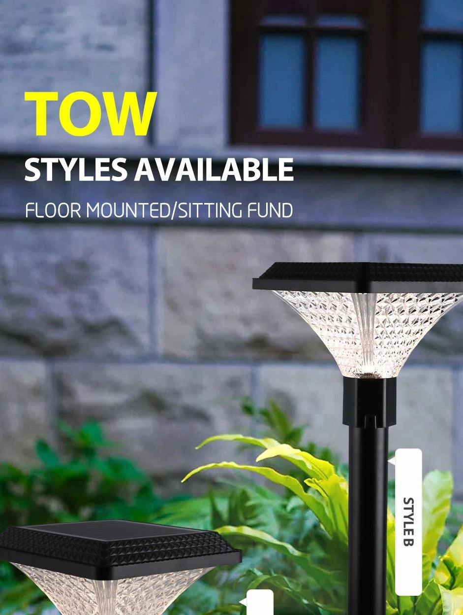 Solar Powered 3-Color Light Sensor Outdoor Wall Lamp, Remote Control Waterproof Villa Balcony & Courtyard Garden Light