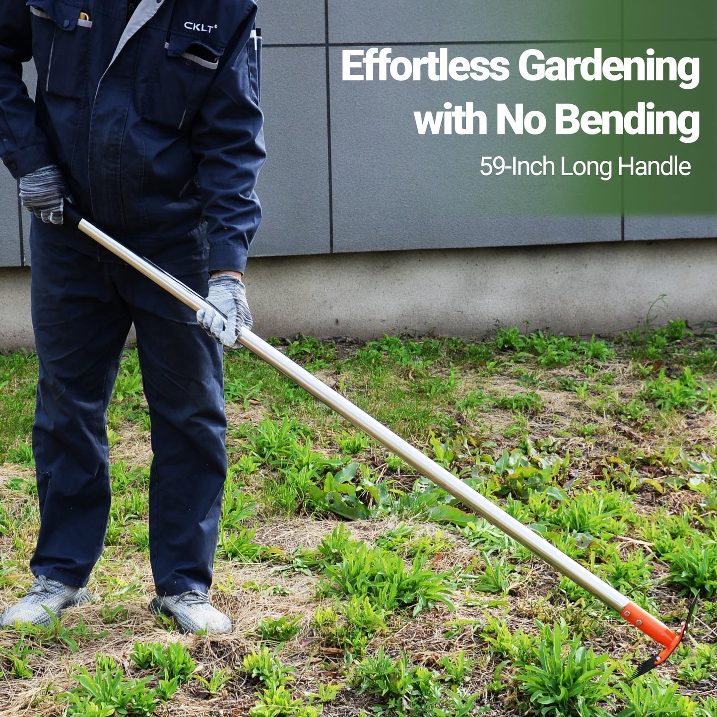 2-in-1 Garden Hoe & Weed Puller Tool – One Tool for Weeding & Soil Prep