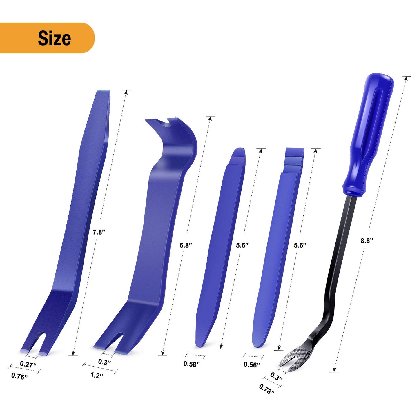 5PCS Auto Trim Removal Tool Kit – No-Scratch Car Panel Pry Tools