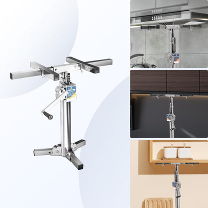 2-Pack 440lbs Cabinet Lift Jack with Electric Drill Support – Install Cabinets Alone, Faster & Safer